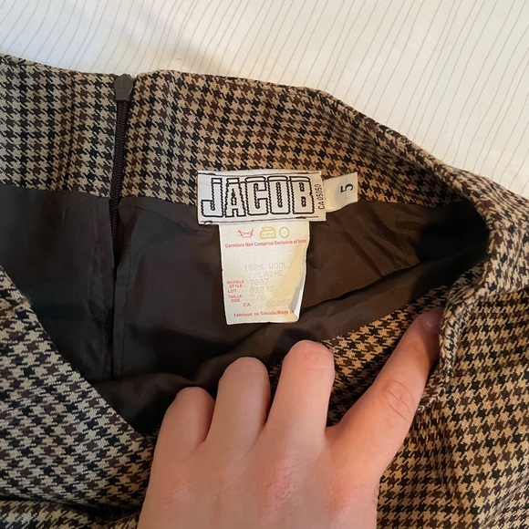 100% wool vintage librarian skirt - Picture 3 of 4